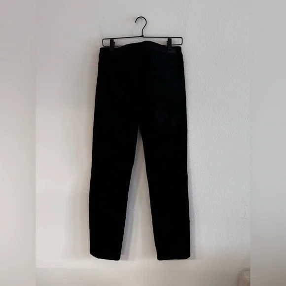 Paige Cindy Straight Pant 29 Black Velvet - Picture 7 of 12